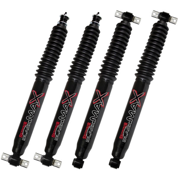 97-06 Jeep Wrangler Rubicon 4WD 6-9" Fr 6-8" Rear Lift Skyjacker Black MAX Shocks