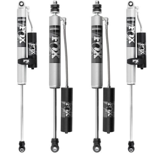 Fox 2.0 2-3.5" Front, 1.5-3.5" Rear Lift Reservoir Shocks For 2017-2019 Ford F-250 4WD