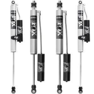 Fox 2.0 2-3.5" Front, 1.5-3.5" Rear Lift Reservoir Shocks For 2017-2019 Ford F-350 4WD