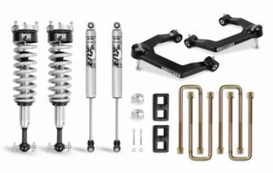 Cognito 3 Inch Performance Ball Joint Leveling Lift Kit With Fox PS Coilover 2.0 IFP For 19-20 Silverado/Sierra 1500