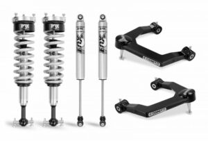 Cognito 1 Inch Performance Ball Joint Leveling Kit With Fox PS Coilover 2.0 IFP For 19-20 Silverado/Sierra 1500 At4 Silverado 1500 Trail Boss 4WD