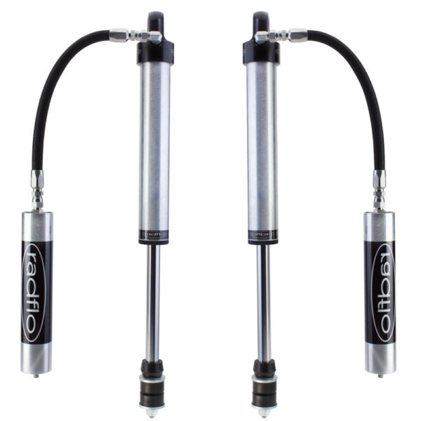 Radflo 2.0 Body 0-1" Rear Lift Reservoir Shocks for 1993-1998 Land Rover Defender/Discovery