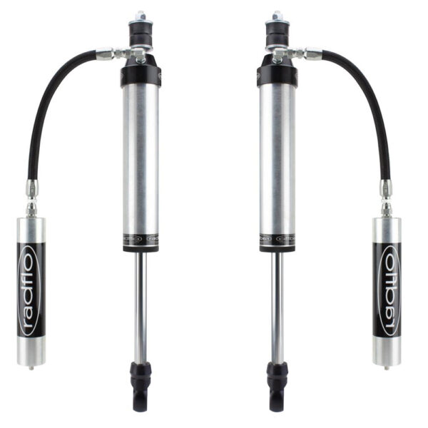 Radflo 2.0 Body 0-1" Rear Lift Reservoir Shocks for 2002-2009 Toyota Land Cruiser Prado 120