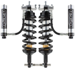 Radflo 2.5 Body 0-2" Front Lift Reservoir with Adjusters Shocks for 2007-2020 Chevy Yukon/Tahoe 1500