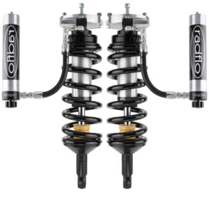 Radflo 2.5 Body 3" Front Lift Reservoir with Adjusters Shocks for 2015-2020 Chevy Colorado