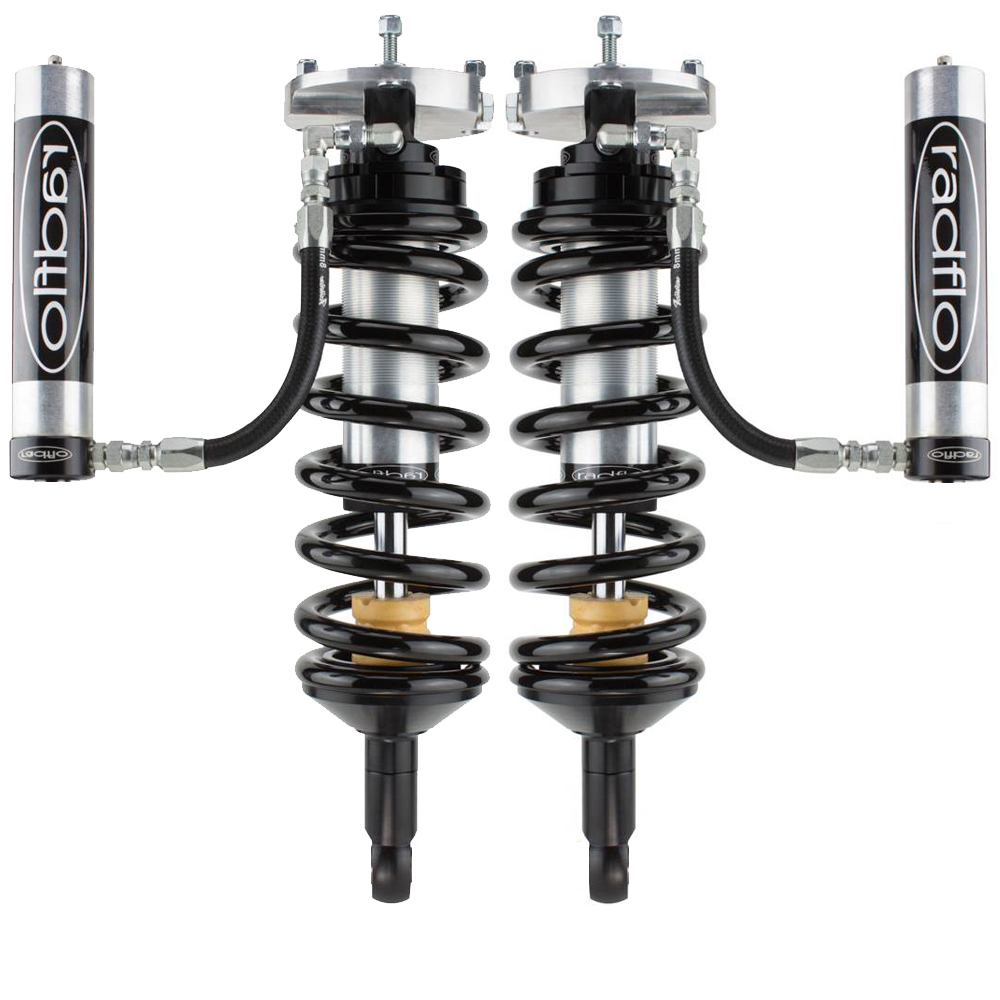Kit of 2 Fox 2.5 Factory Series Coil-Over IFP 0-3 inch Lift Front Shocks for Toyota Tacoma 1995-2004 4WD 