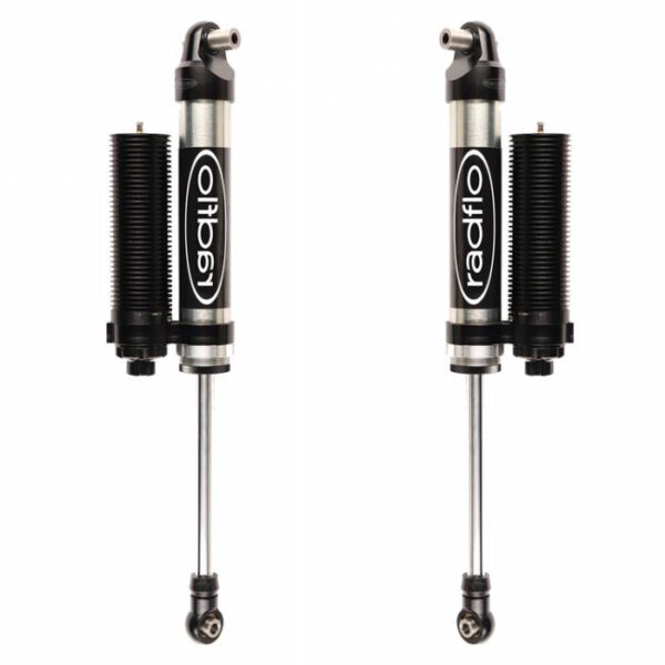 Radflo 2.5 Body 3.5" Front Lift Reservoir with Hi/Lo Adjusters Shocks