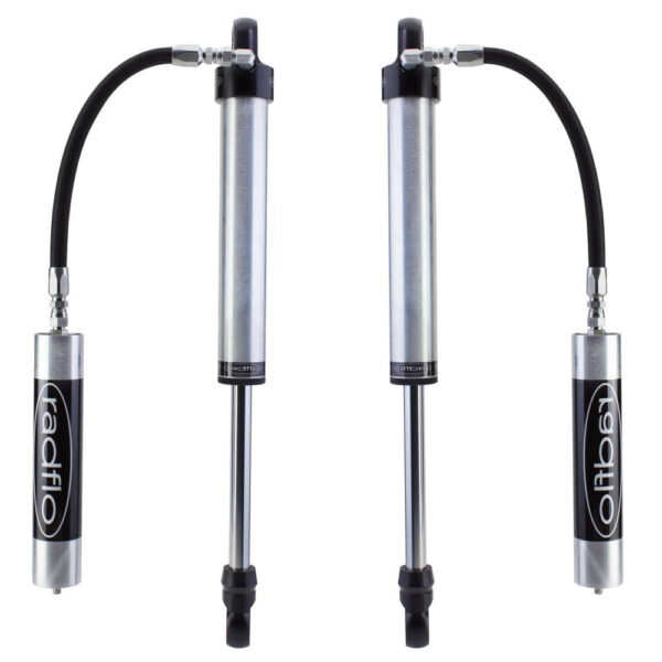 Radflo 2.5 Body 0-1" Rear Lift Reservoir Shocks for 2011-2020 Nissan Patrol Y62