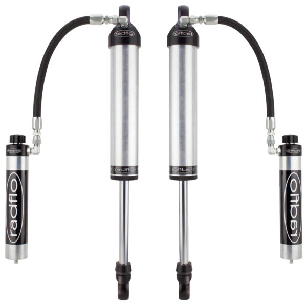 Radflo 2.5 Body 0-2" Front Lift Reservoir with Adjusters Shocks for 
