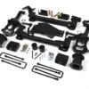 Zone Offroad 6" Radius Arm Lift Kit For 2017-2019 Ford F-250 SD 4WD Diesel (3-Leaf Rear Main Spring Pack)