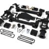 Zone Offroad 6" Radius Arm Lift Kit For 2017-2019 Ford F-250 SD 4WD Diesel (2-Leaf Rear Main Spring Pack)