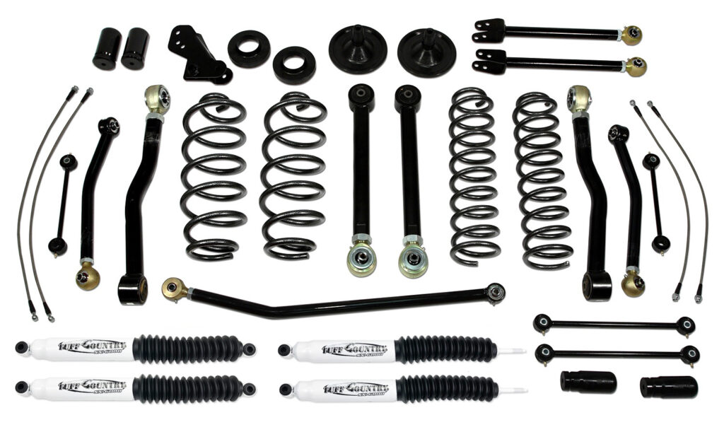 Tuff Country 4" Lift Kit 07-18 Jeep Wrangler JK 4 Door Only Performance Lift Kit EZ-Flex w/ SX6000 Shocks