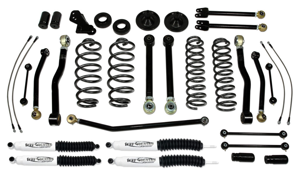 Tuff Country 4" Lift Kit 07-18 Jeep Wrangler JK 4 Door Only Performance Lift Kit EZ-Flex w/ SX8000 Shocks
