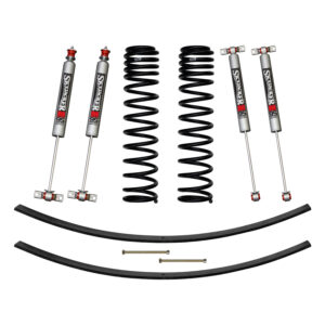 Skyjacker 3" Front Dual Rate Coil Lift Kit w/ M95 Monotube Shocks For 1984-01 Jeep Cherokee XJ