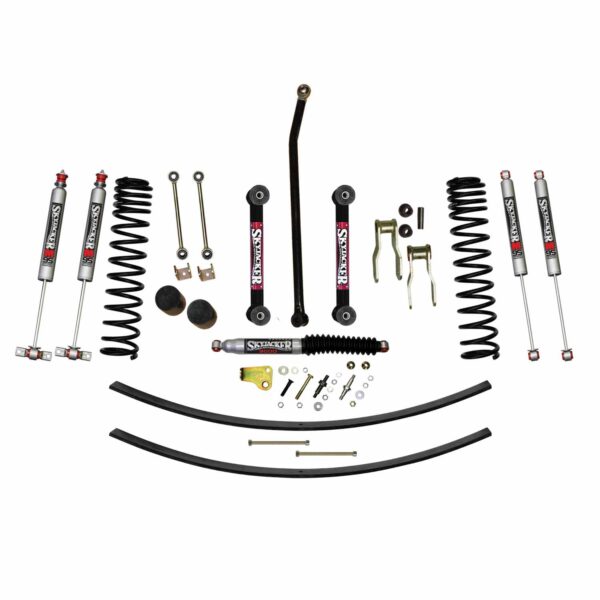 Skyjacker 4.5" Front Dual Rate Coil Lift Kit w/ M95 Mono Shocks For 1986-92 Jeep Comanche MJ 2WD/4WD