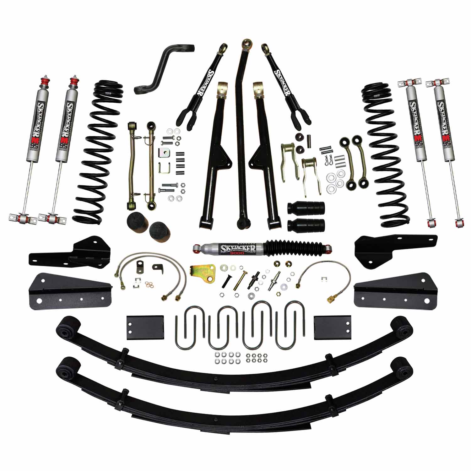 Skyjacker 8" Rock Ready Lift Kit w/ M95 Monotube Shocks For 198401 Jeep Cherokee XJ