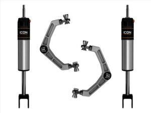 Icon 0-2" Lift IR Front Shocks w/ Billet UCA For 2020-2021 Chevy Silverado 3500HD