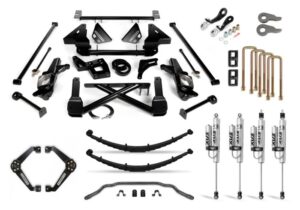 Cognito 12" Lift Kit w/ Fox PSRR 2.0 Shocks for 2001-10 Chevy Silverado 3500 2WD/4WD