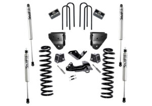 SuperLift 4" Lift Kit w/ FOX Shocks For 2005-2007 Ford F-350 4WD Diesel w/o 4Link Arms w/o Radius Arms