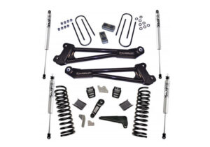 SuperLift 4 inch Lift Kit w- FOX Shocks For 2013-2018 Ram 3500 4WD Diesel