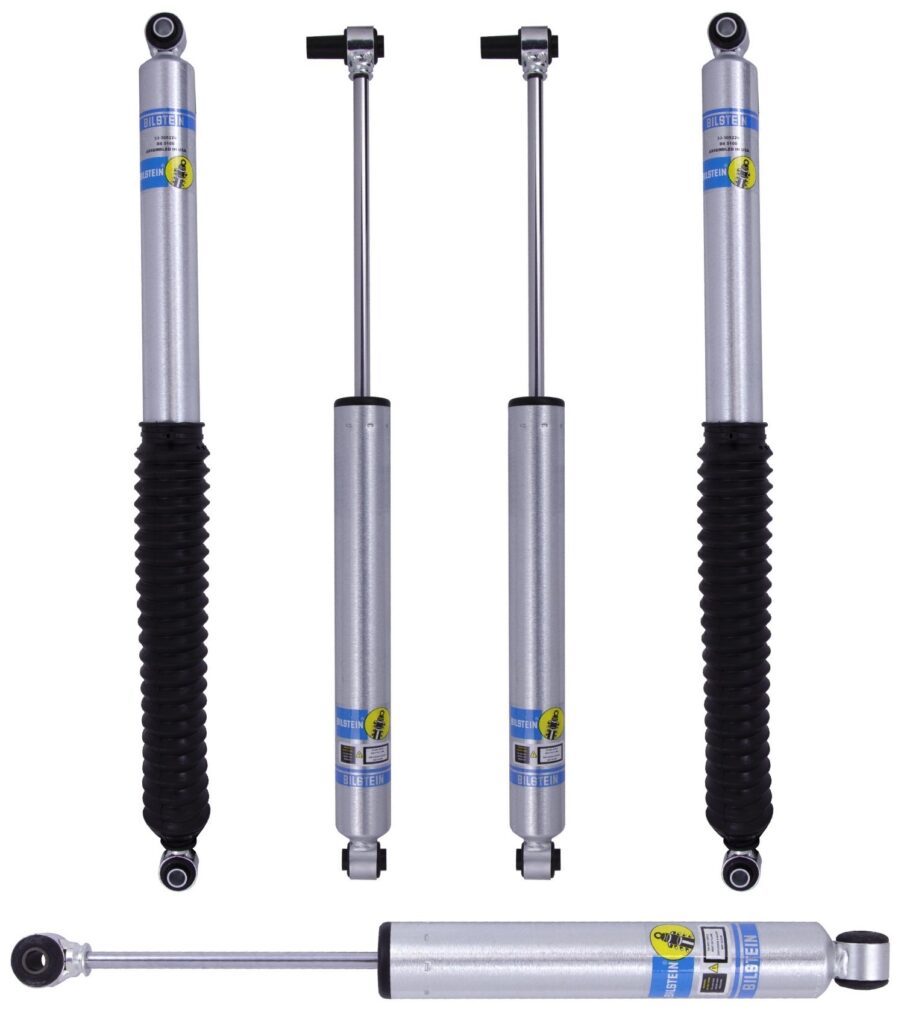 Bilstein B8 5100 34.5" Front, 34.5" Rear Shocks w/ Stabilizer For