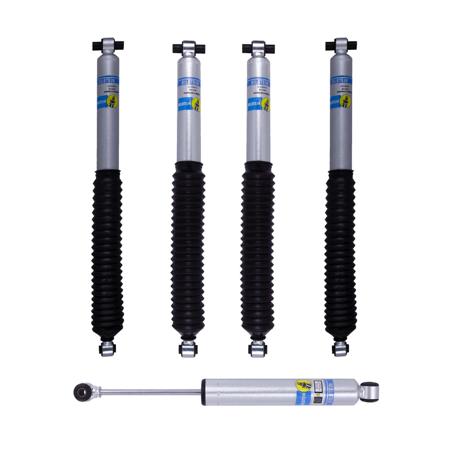 Bilstein B8 5100 01.5" Front, Rear Lift Shocks w/ Stabilizer for 2018