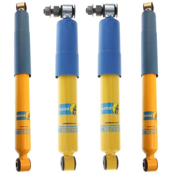 Bilstein 4600 Front Rear Shocks for 1973-2005 Chevy P10/P1500/P20/P2500/P30/P3500/P32/P37