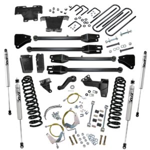 SuperLift 6" Lift Kit 2008-2010 Ford F-250 F-350 Super Duty 4WD Diesel 4-Link Conversion FOX Shocks