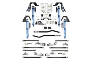 JLU Diesel High Clearance PRO Long Arm NV2514 w/ Compression Adjusters Plus Black EVO Manufacturing