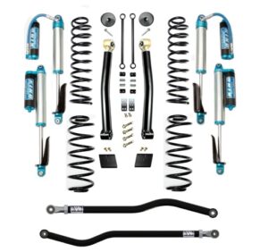 Jeep JL 2.5 Inch Lift Kit 18-Pres Wrangler JL Enforcer Lift Stage 2 Plus with EVO SPEC King 2.5 Shocks EVO Mfg