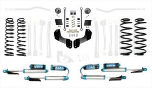 Jeep Wrangler JL 2.5 Inch Heavy Duty Enforcer Overland Lift Stage 1 with EVO SPEC King 2.5 Inch Shocks with Adjusters EVO Manufacturing