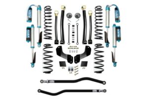 Jeep JL 2.5 Inch Lift Kit 18-Pres Wrangler JL Enforcer Overland Lift Stage 3 Plus with EVO SPEC King 2.5 Shocks EVO Mfg