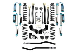 Jeep JL 3.5 Inch Lift Kit 18-Pres Wrangler JL Enforcer Overland Lift Stage 3 Plus with EVO SPEC King 2.5 Shocks EVO Mfg