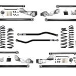 Jeep JLU 2.5 Inch Long Arm High Clearance Plus 18-Pres Wrangler JLU with EVO SPEC King 2.5 Shocks EVO Mfg