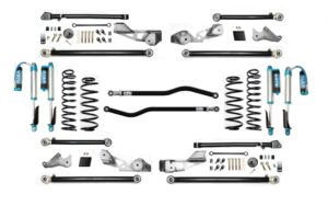 Jeep JLU 2.5 Inch Long Arm High Clearance Plus 18-Pres Wrangler JLU with EVO SPEC King 2.5 Shocks EVO Mfg