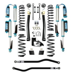 Jeep JL 4.5 Inch Lift Kit 18-Pres Wrangler JL Enforcer Lift Stage 2 Plus with EVO SPEC King 2.5 Shocks EVO Mfg