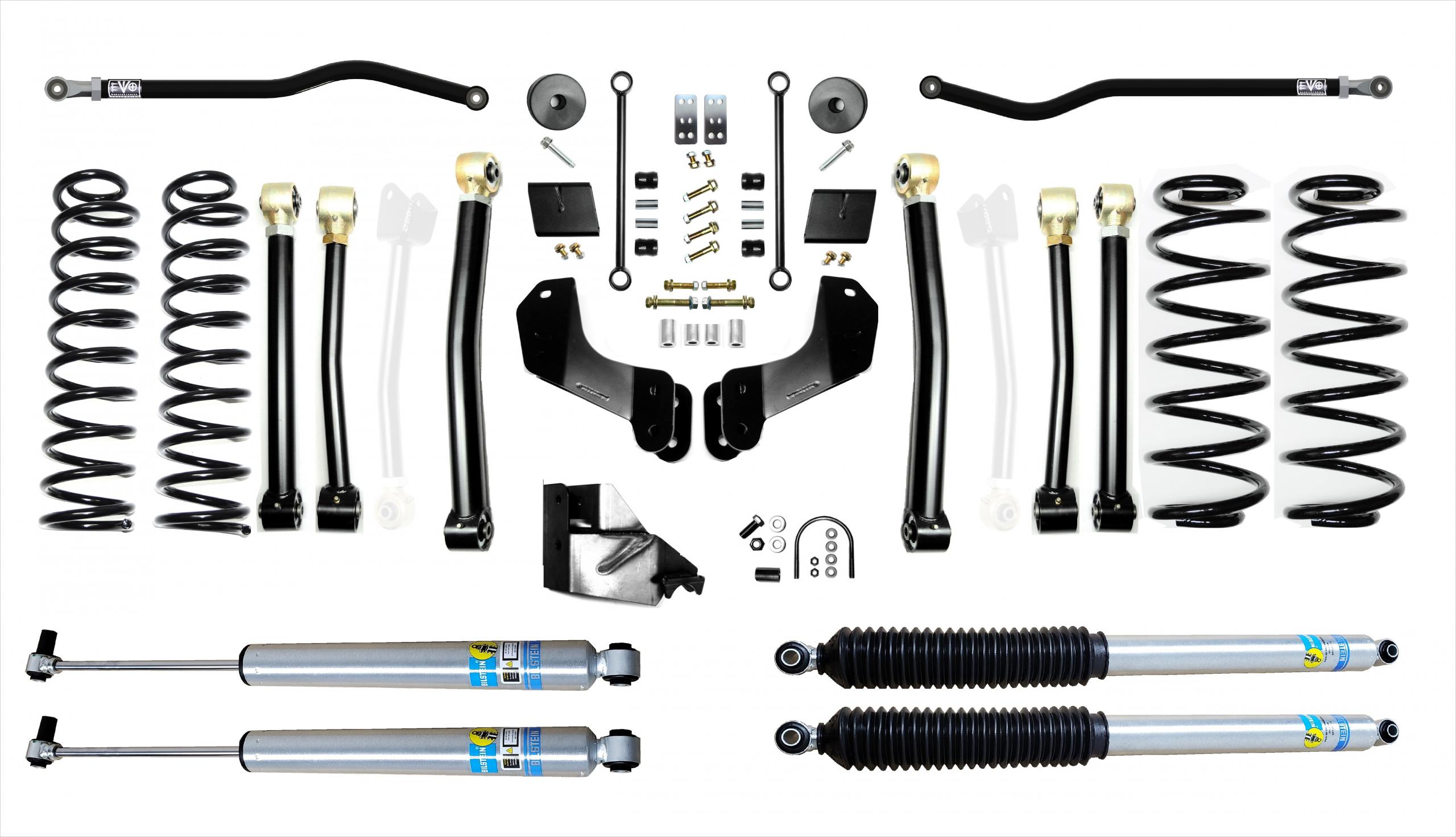 Jeep Wrangler JL Diesel  Inch Enforcer Overland Lift Stage 4 Plus with  Bilstein Shocks EVO