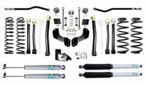 Jeep Wrangler JL 4.5 Inch Heavy Duty Enforcer Overland Lift Stage 4 Plus with Bilstein Shocks EVO Manufacturing