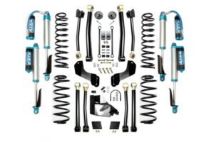 Jeep JL 4.5 Inch Lift Kit 18-Pres Wrangler JL Enforcer Overland Lift Stage 4 with  EVO SPEC King 2.5 Shocks EVO Mfg