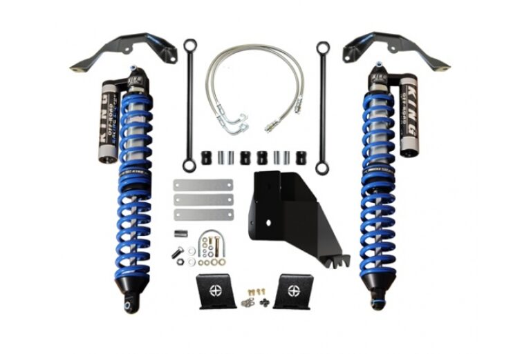 EVO MFG Jeep Gladiator Rear Bolt On Coilover Kit, Black EVO Manufacturing