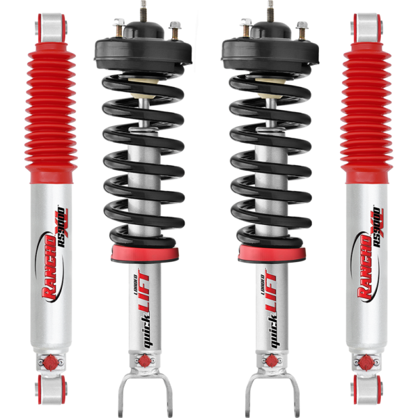 Rancho quickLIFT 2" Front Lift Coilovers, 0" Rear Shocks For 2019-2021 Ram 1500 Classic 4WD
