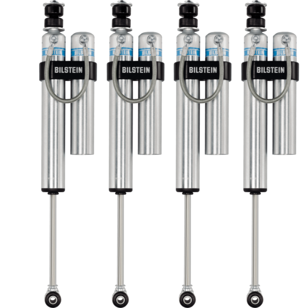 Bilstein B8 5160 Remote Reservoir 3-4.5" Front, 1.5-2.5" Rear Lift Shocks for 2020-2021 Jeep Gladiator JT