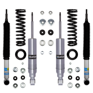 Bilstein 6112 1.4-2.4" Front 0-1" Rear Lift Shocks, Coils Kit for 2001-2007 Toyota Sequoia RWD