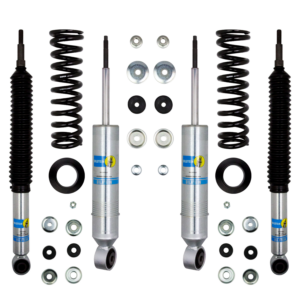 Bilstein 6112 1.4-2.4" Front 0-1" Rear Lift Shocks, Coils Kit for 2001-2007 Toyota Sequoia RWD