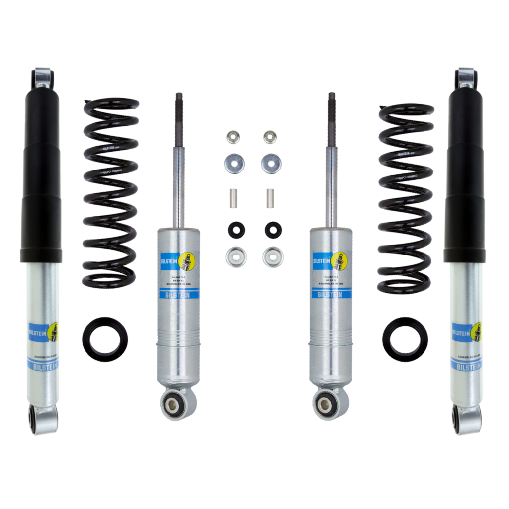 Bilstein B8 6112 12" Front, 01" Rear Lift Shocks, Coils Kit for 2005