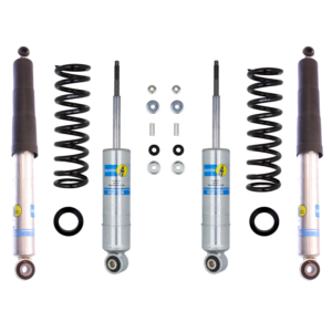 Bilstein B8 6112 0-2.3" Front, 0-1" Rear Lift Shocks, Coils Kit for 2009-2012 Suzuki Equator RMZ-4/Sport