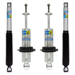 Bilstein B8 6100 0-2" Front, B8 5100 0-2" Rear Lift Shocks for 2016-2021 Nissan Titan XD 4WD