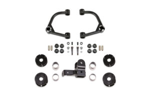 Fabtech 4 Lift Kit Uniball UCA for 2021-2022 Ford Bronco 4WD with Front & Rear Shock Spacers k2384