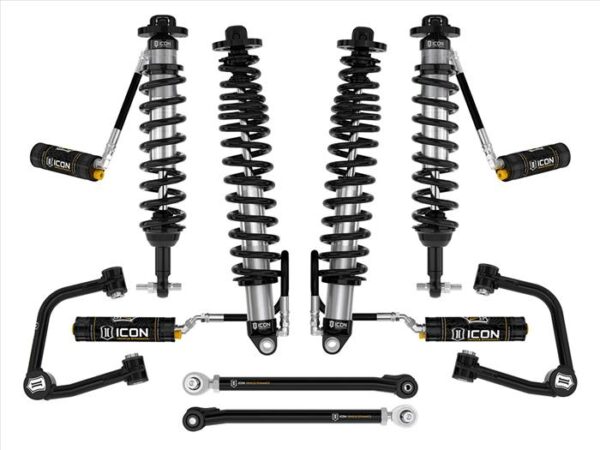 ICON 2-4 Lift kit Stage 6 Tubular System for 2021-2022 Ford Bronco 2WD-4WD Suspension K40006T