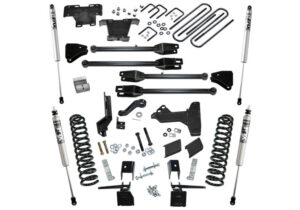 SuperLift 6 Complete Lift Kit for 2017-2022 Ford F-250 4WD Diesel with FOX Shocks and 4-Link Arms